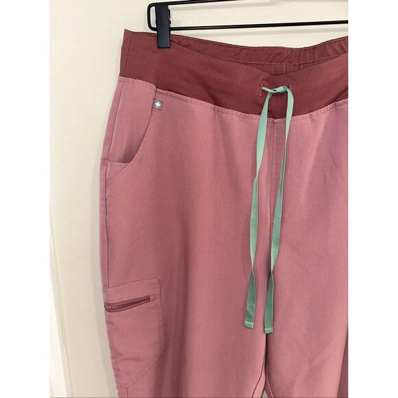Figs Scrub Bottoms Zamora Joggers Mineral Mauve XL - Picture 3 of 6